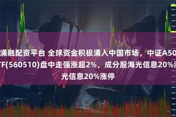 涌融配资平台 全球资金积极涌入中国市场，中证A500ETF(560510)盘中走强涨超2%，成分股海光信息20%涨停